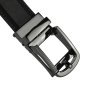 Conte Massimo Men's Belt in Genuine Leather With Stitching, Made In Italy, Automatic Ratchet Buckle, No Holes, Can … — inside
