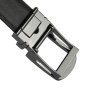 Conte Massimo Men's Belt in Genuine Leather With Stitching, Made In Italy, Automatic Ratchet Buckle, No Holes, Can … — detail