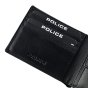 Police Portefeuille Homme en Cuir Véritable, Fin Avec Porte-Monnaie, Porte-Cartes de Crédit et Boîte Cadeau — intérieur