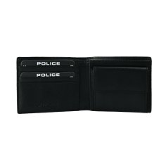 Police Cartera de Hombre en Piel Auténtica, Fina con Monedero, Tarjetero y Caja de Regalo 2
