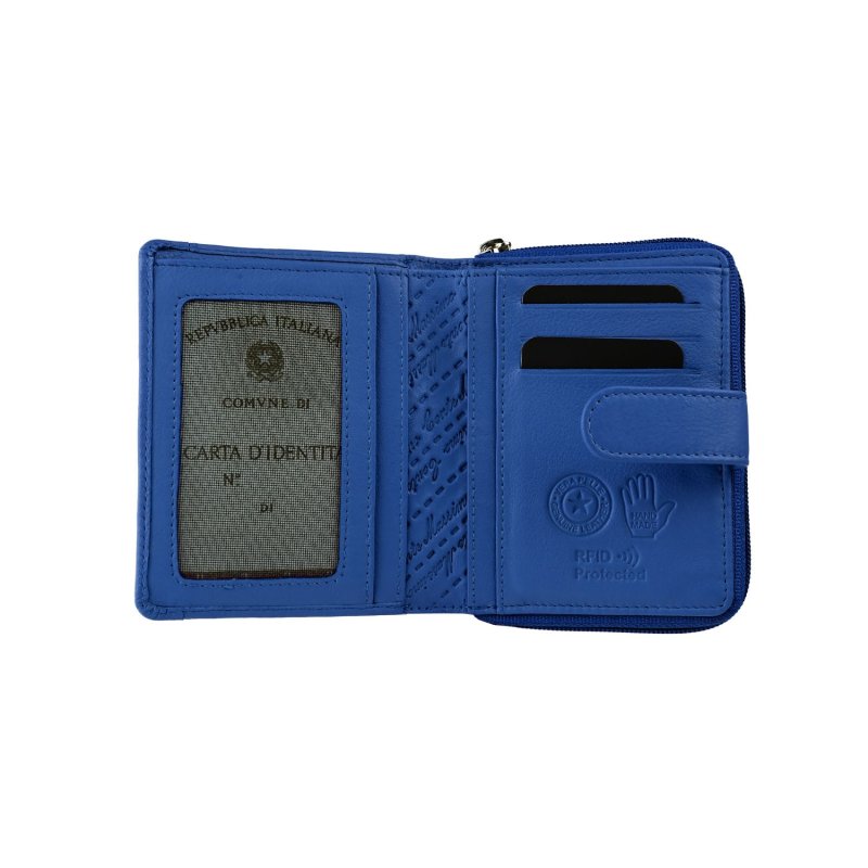 CONTE MASSIMO Small Women's Wallet, in Genuine Leather with Card Holder and Coin Purse — view 19