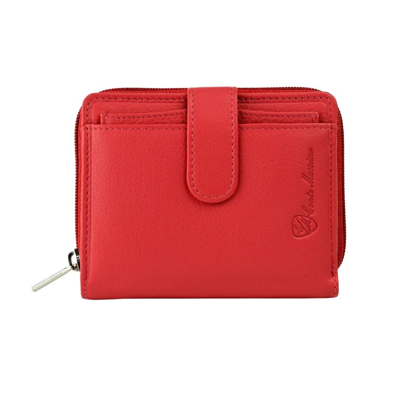 CONTE MASSIMO Small Women's Wallet, in Genuine Leather with Card Holder and Coin Purse — view 57