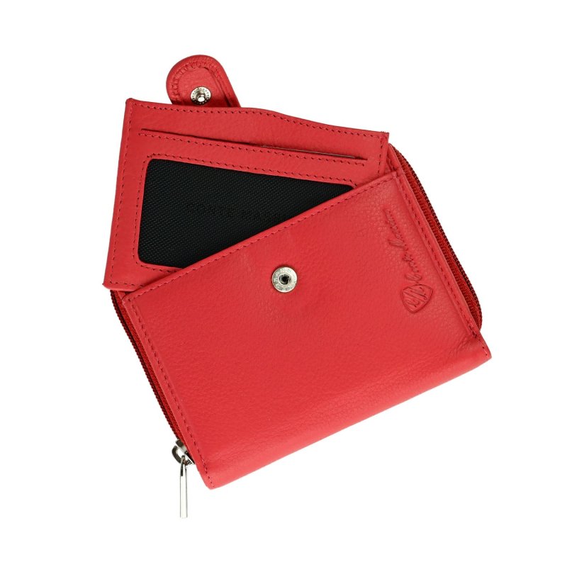 CONTE MASSIMO Portefeuille Femme Petit, En Cuir Véritable avec Emplacements Cartes et Porte-monnaie — vue 58
