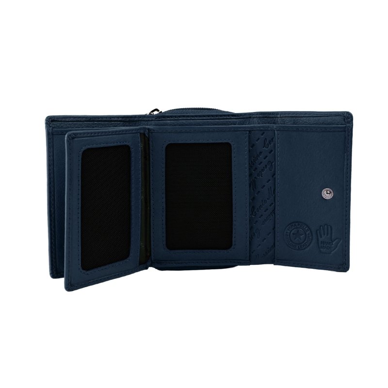 CONTE MASSIMO Small Women's Wallet, in Genuine Leather with Card Holder and Coin Purse — view 19