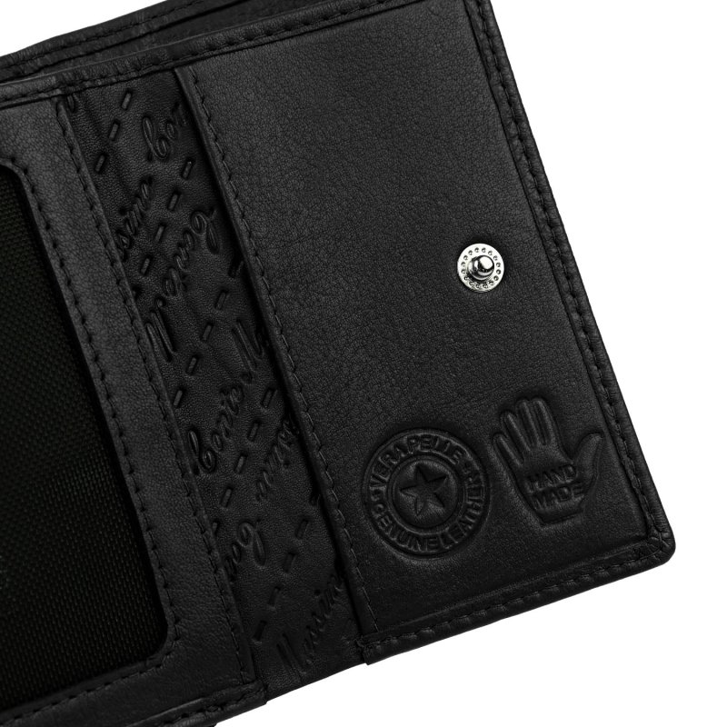 CONTE MASSIMO Small Women's Wallet, in Genuine Leather with Card Holder and Coin Purse — view 39