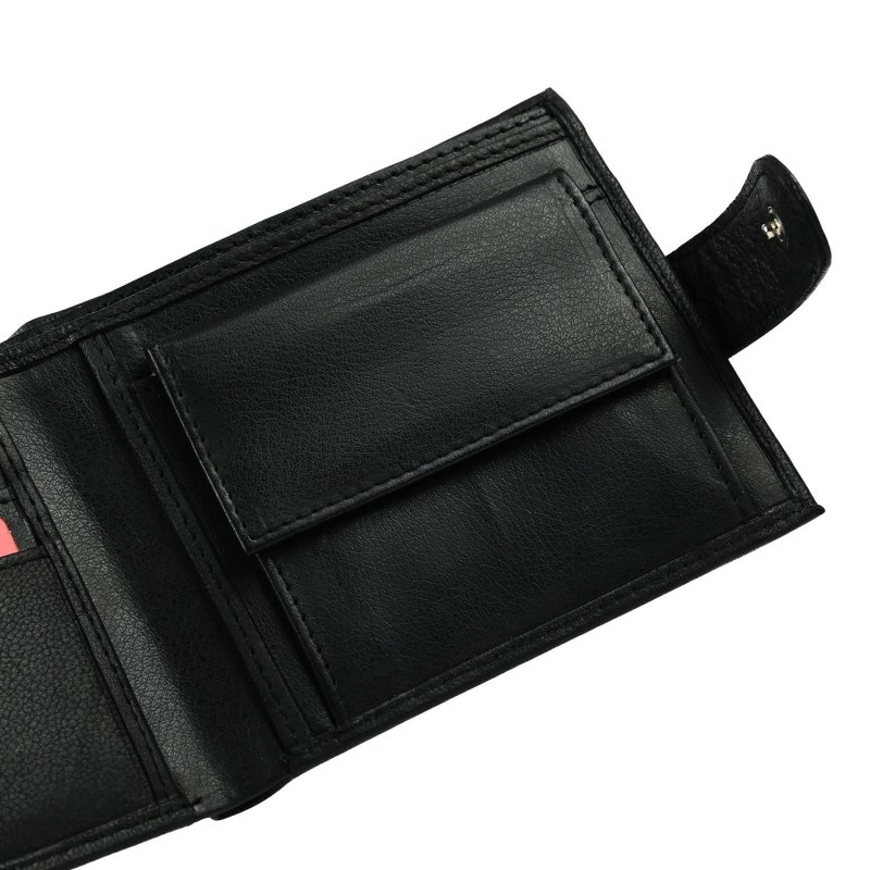 Conte Massimo Portefeuille Homme en Cuir Véritable, avec Porte-Monnaie, Fermeture à Bouton-Pression, avec Boîte Cade… — vue 8