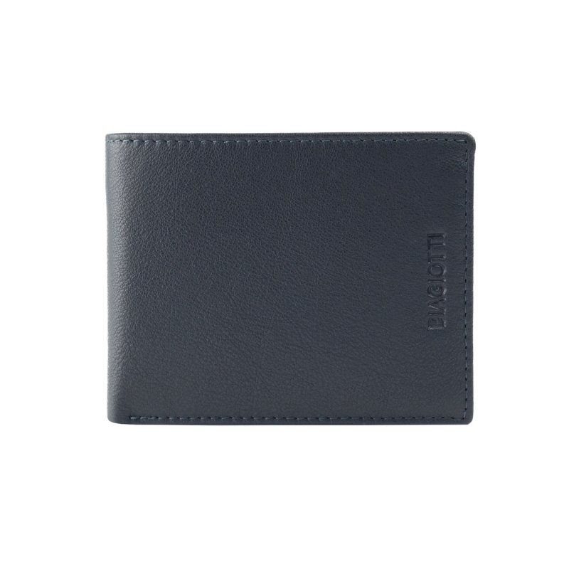 BIAGIOTTI HOMME, Portefeuille Homme en Cuir Véritable, SANS PORTE-MONNAIE, avec Intérieur Multicolore et Boîte Cadeau — vue 9