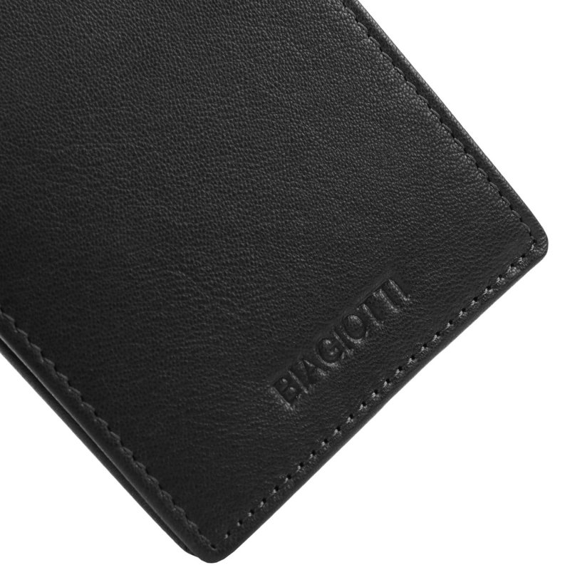 BIAGIOTTI HERREN, Herren-Brieftasche aus echtem Leder, OHNE MÜNZFACH, mit Mehrfarbigem Innenfutter und Geschenk… — Ansicht 21