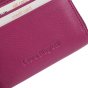 Laura Biagiotti Damen-Geldbörse aus Echtleder, Klein Mit Buntem Innenfutter Und Geschenkbox — Detail