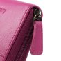 Laura Biagiotti, Small Women's Wallet in Genuine Leather with Multicolor Interior and Gift Box — logo detail