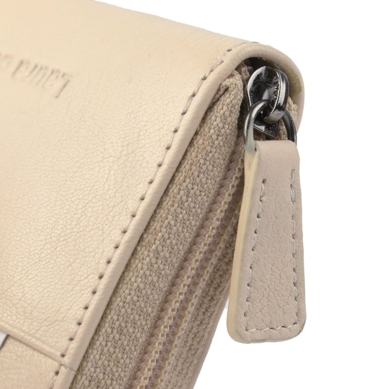 Laura Biagiotti, Small Women's Wallet in Genuine Leather with Multicolor Interior and Gift Box — view 14