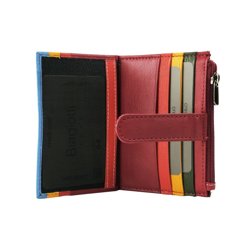 BIAGIOTTI, Porte-Cartes de Crédit en Cuir Véritable, Unisexe Homme et Femme, avec Poche et Boîte — vue 12