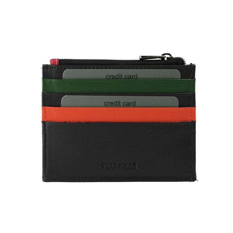 BIAGIOTTI, Credit Card Holder in Genuine Leather, Unisex Men and Women, with Pocket and Box — view 34