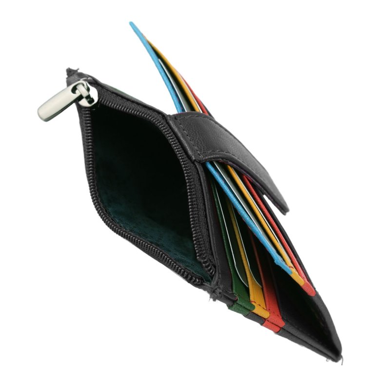 BIAGIOTTI, Credit Card Holder in Genuine Leather, Unisex Men and Women, with Pocket and Box — view 35