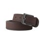 BIAGIOTTI Men's Belt, PU Exterior with Leather Lining, Can Be Shortened, Tin Gift Box 11 — back view