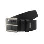 Ceinture Homme Police en Cuir Véritable, Sportive, Haute de 4 cm, Raccourcissable, Sans Nickel