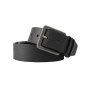 Police Men's Belt in Genuine Leather, Sporty, 4 cm High, Can Be Shortened, Nickel Free — back view