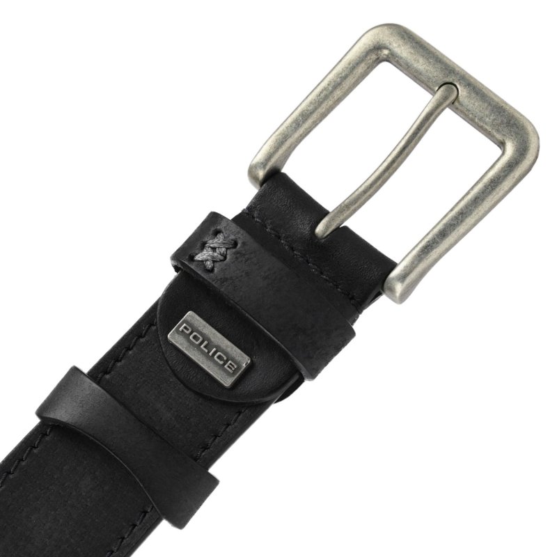 Cinturón Hombre Police de Piel Genuina, Deportivo, Alto 4 cm, Acortable, Sin Níquel — vista 12