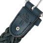 Police Men's Belt in Genuine Leather, Woven, 3.5 cm High, Can Be Shortened, Nickel Free — view 7
