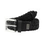 Police Men's Belt in Genuine Leather, Woven, 3.5 cm High, Can Be Shortened, Nickel Free — view 9