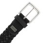 Police Men's Belt in Genuine Leather, Woven, 3.5 cm High, Can Be Shortened, Nickel Free — view 12