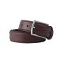 Police Men's Belt In Genuine Leather, 3.5 cm High, Shortenable, Classic, Nickel Free — back view