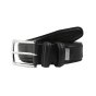 Ceinture Homme Police en Cuir Véritable, Haute de 3,5 cm, Raccourcissable, Classique, Sans Nickel — vue 9