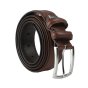 Police Men's Belt In Genuine Leather, 3.5 cm High, Shortenable, Classic, Nickel Free — view 18