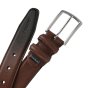 Ceinture Homme Police en Cuir Véritable, Haute de 3,5 cm, Raccourcissable, Classique, Sans Nickel — vue 22