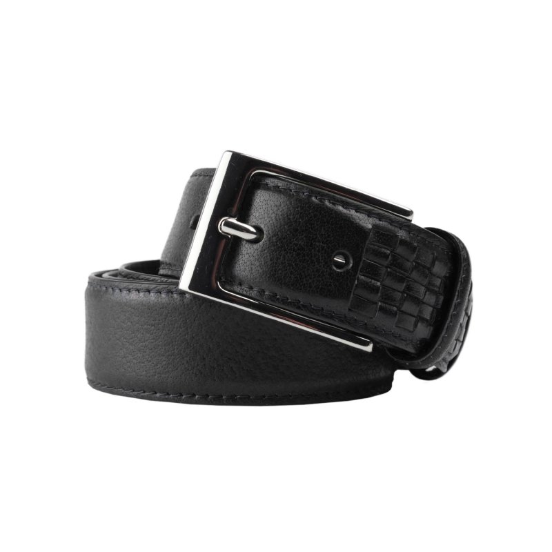 Police Men's Belt In Genuine Leather, 3.5 cm High, Shortenable, Classic, Nickel Free — view 11