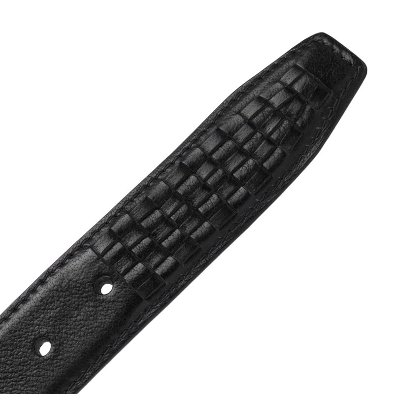 Police Men's Belt In Genuine Leather, 3.5 cm High, Shortenable, Classic, Nickel Free — view 13
