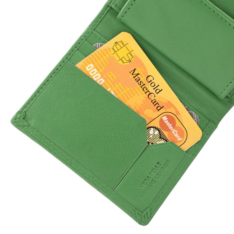 CHARRO Vertical Genuine Leather Wallet for Men and Women, Slim With Coin Purse and Gift Box 48 — view 7