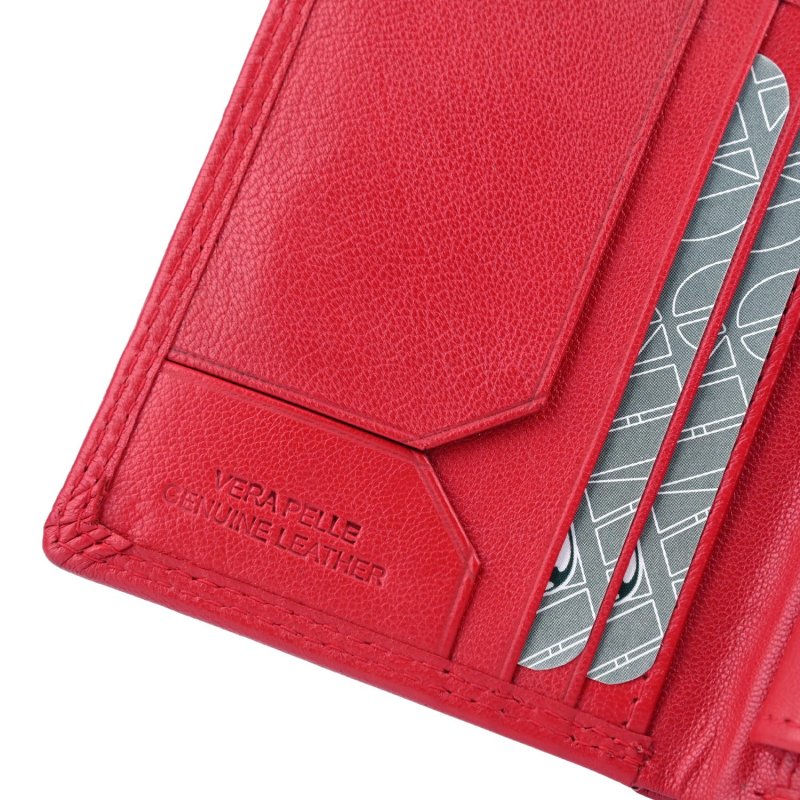 CHARRO Cartera Vertical en Piel Auténtica Hombre y Mujer, Fina con Monedero y Caja de Regalo 48 — vista 13