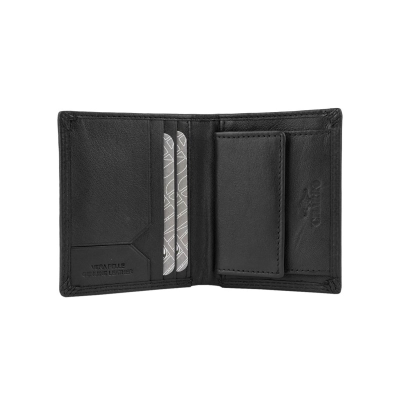 CHARRO Vertical Genuine Leather Wallet for Men and Women, Slim With Coin Purse and Gift Box 48 — view 17