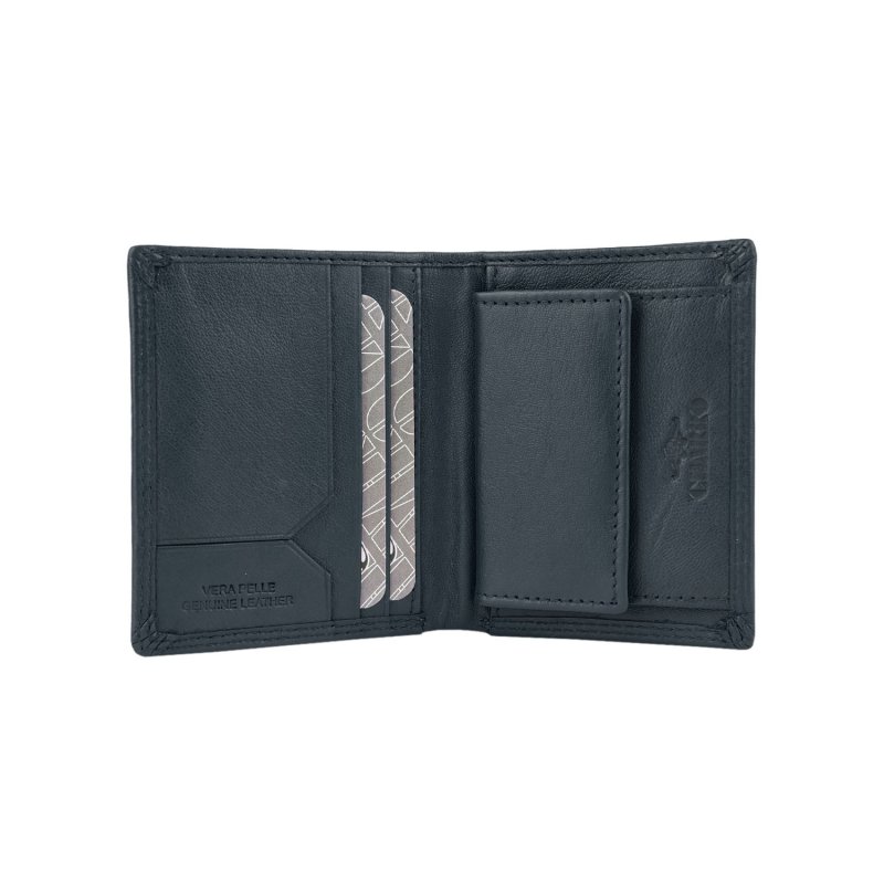 CHARRO Vertical Genuine Leather Wallet for Men and Women, Slim With Coin Purse and Gift Box 48 — view 33