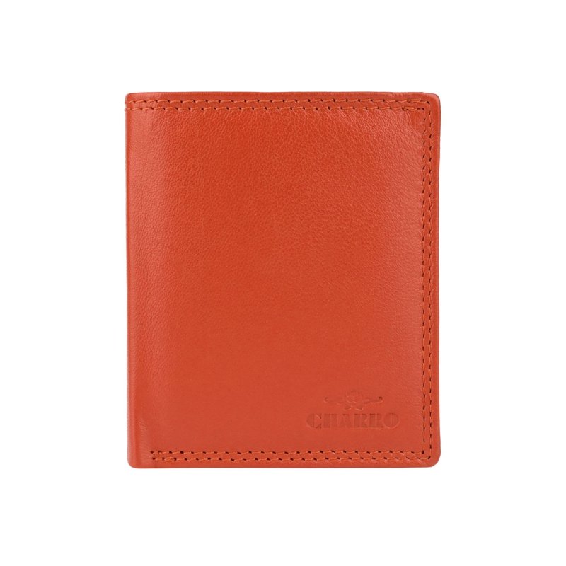 CHARRO Vertical Genuine Leather Wallet for Men and Women, Slim With Coin Purse and Gift Box 48 — view 50