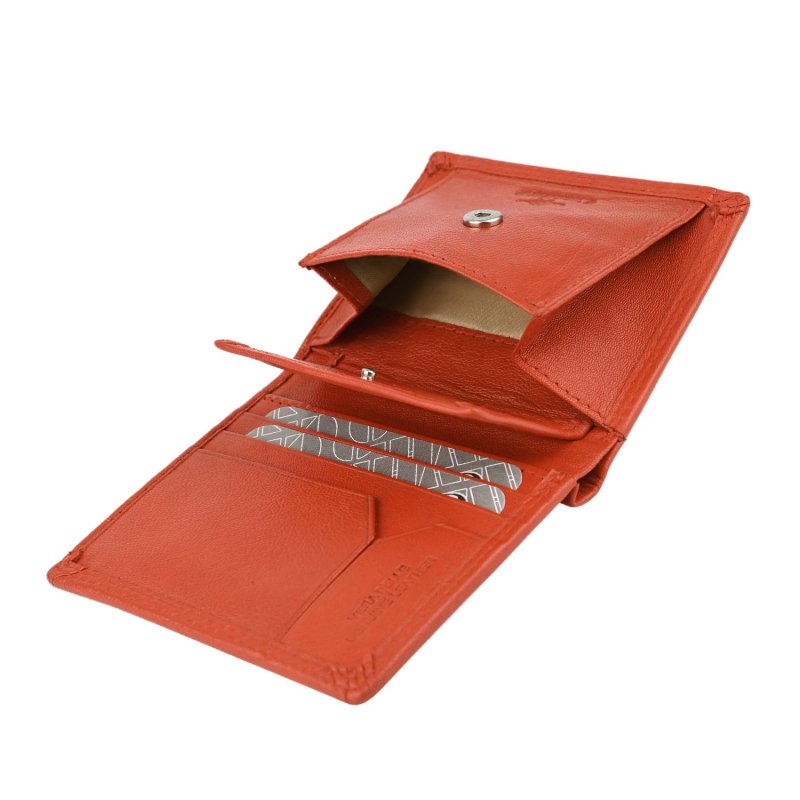 CHARRO Vertikale Brieftasche aus echtem Leder für Damen und Herren, Schmal mit Münzfach und Geschenkbox 48 — Ansicht 51