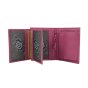 CHARRO Vertical Genuine Leather Wallet for Men and Women, Slim With Coin Purse and Gift Box 82 — back view