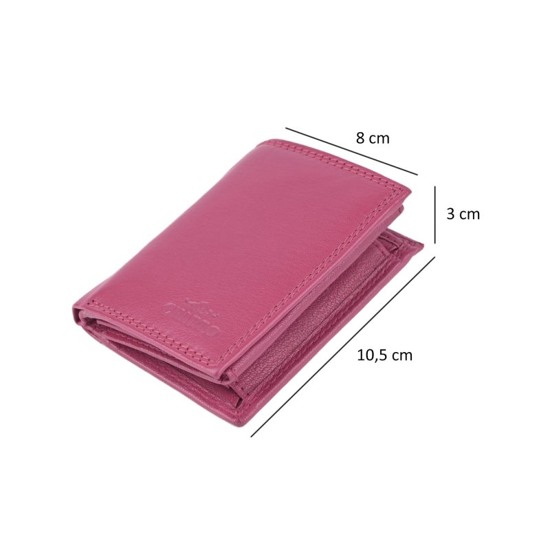 CHARRO Vertical Genuine Leather Wallet for Men and Women, Slim With Coin Purse and Gift Box 82 — inside