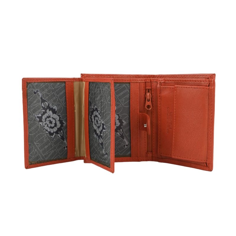 CHARRO Cartera Vertical en Piel Auténtica Hombre y Mujer, Fina con Monedero y Caja de Regalo 82 — vista 11
