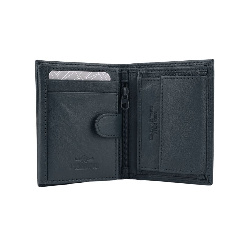CHARRO Vertical Genuine Leather Wallet for Men and Women, Slim With Coin Purse and Gift Box 82 — view 25