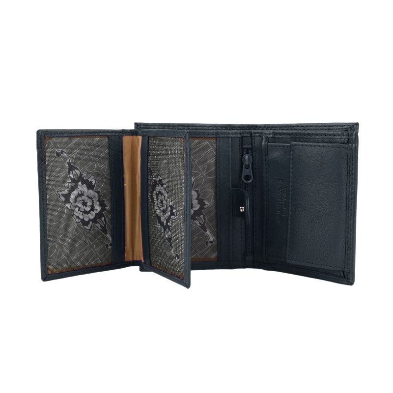 CHARRO Portefeuille Vertical en Cuir Véritable Homme et Femme, Fin avec Porte-Monnaie et Boîte Cadeau 82 — vue 27