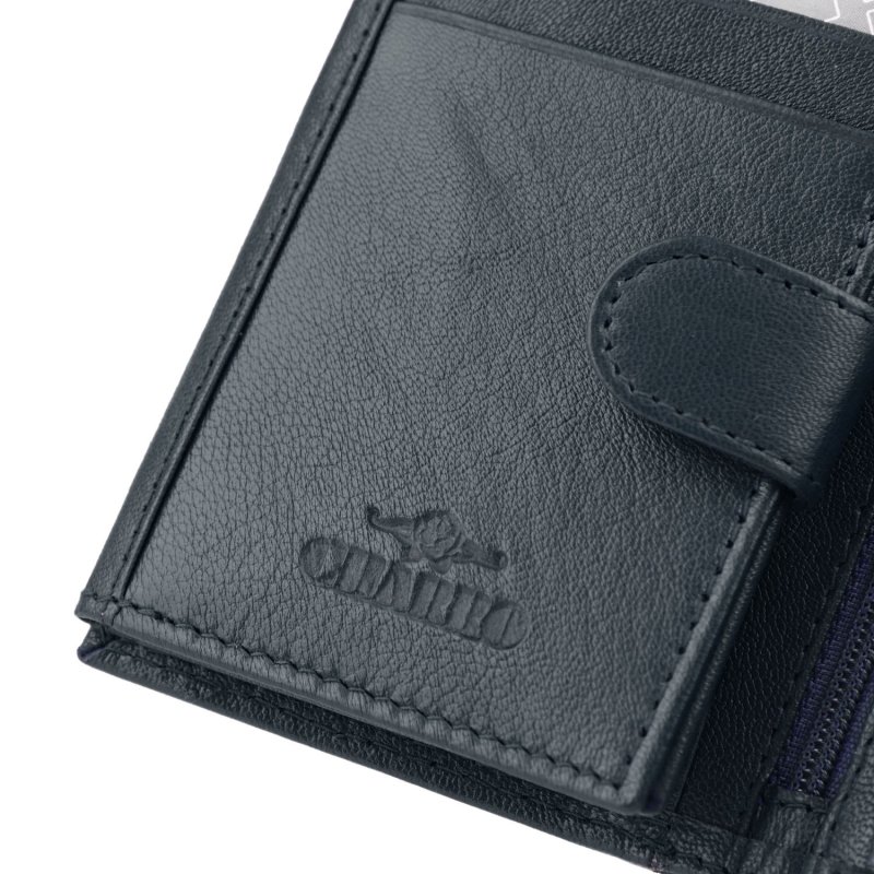 CHARRO Cartera Vertical en Piel Auténtica Hombre y Mujer, Fina con Monedero y Caja de Regalo 82 — vista 29