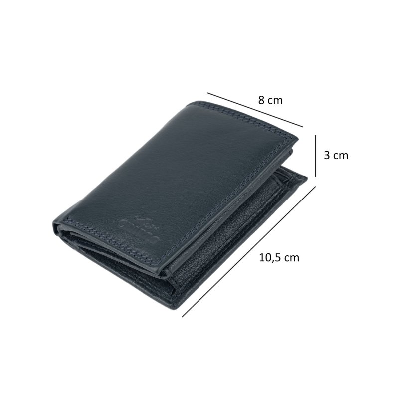 CHARRO Cartera Vertical en Piel Auténtica Hombre y Mujer, Fina con Monedero y Caja de Regalo 82 — vista 28