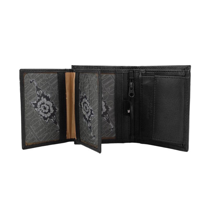 CHARRO Cartera Vertical en Piel Auténtica Hombre y Mujer, Fina con Monedero y Caja de Regalo 82 — vista 35