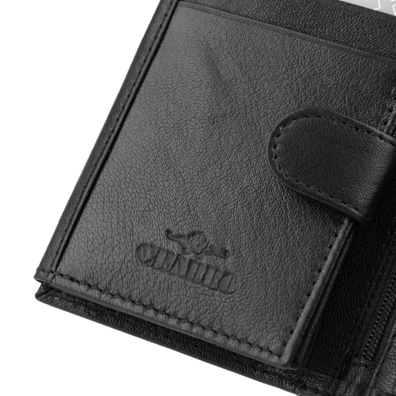 CHARRO Vertical Genuine Leather Wallet for Men and Women, Slim With Coin Purse and Gift Box 82 — view 37