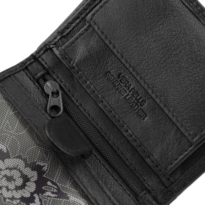 CHARRO Cartera Vertical en Piel Auténtica Hombre y Mujer, Fina con Monedero y Caja de Regalo 82 — vista 38
