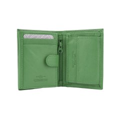 CHARRO Vertikale Brieftasche aus echtem Leder für Damen und Herren, Schmal mit Münzfach und Geschenkbox 82 2