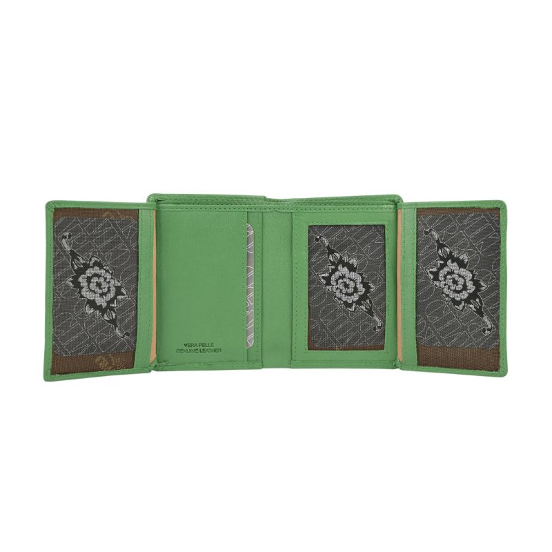 CHARRO Vertical Genuine Leather Wallet for Men and Women, Slim Without Coin Purse, With Gift Box 71 — back view