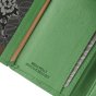CHARRO Vertical Genuine Leather Wallet for Men and Women, Slim Without Coin Purse, With Gift Box 71 — logo detail